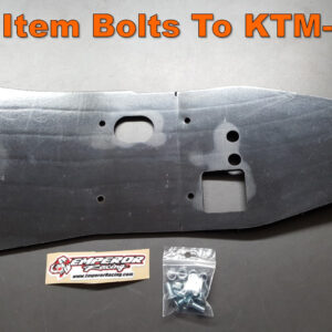Plastic (UHMW) Performance Slip Liner KTM-2126 WITH linkage guard beaver tail (For HD skid plate KTM-2125)