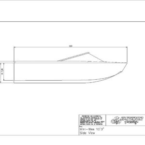 Emperor-Mini-Wee Side view drawing