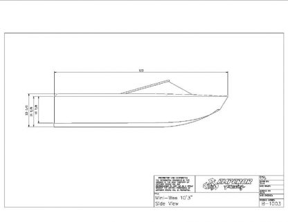 Emperor-Mini-Wee Side view drawing